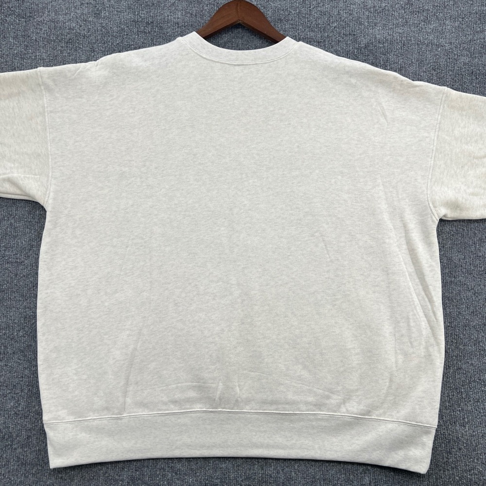 Wild Fable Sweatshirt Womens XL Heathered Gray Oversized Crew Minimalist Lounge‎ - Picture 7 of 7